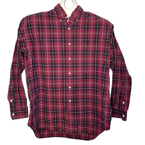 Ralph Lauren Other - POLO By RALPH LAUREN BLAKE Shirt Long Sleeve Large Plaid DISTRESSED Read